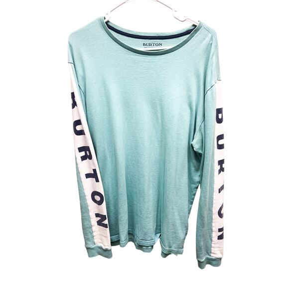 Mens Burton Lowball Long Sleeve Shirt Organic Cotton Shirt Size L - Picture 2 of 7